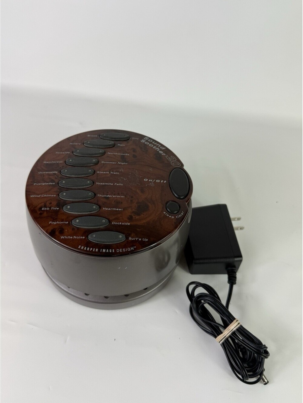 Sharper Image Sound Soother 20 SI677 White Noise Sleep Machine